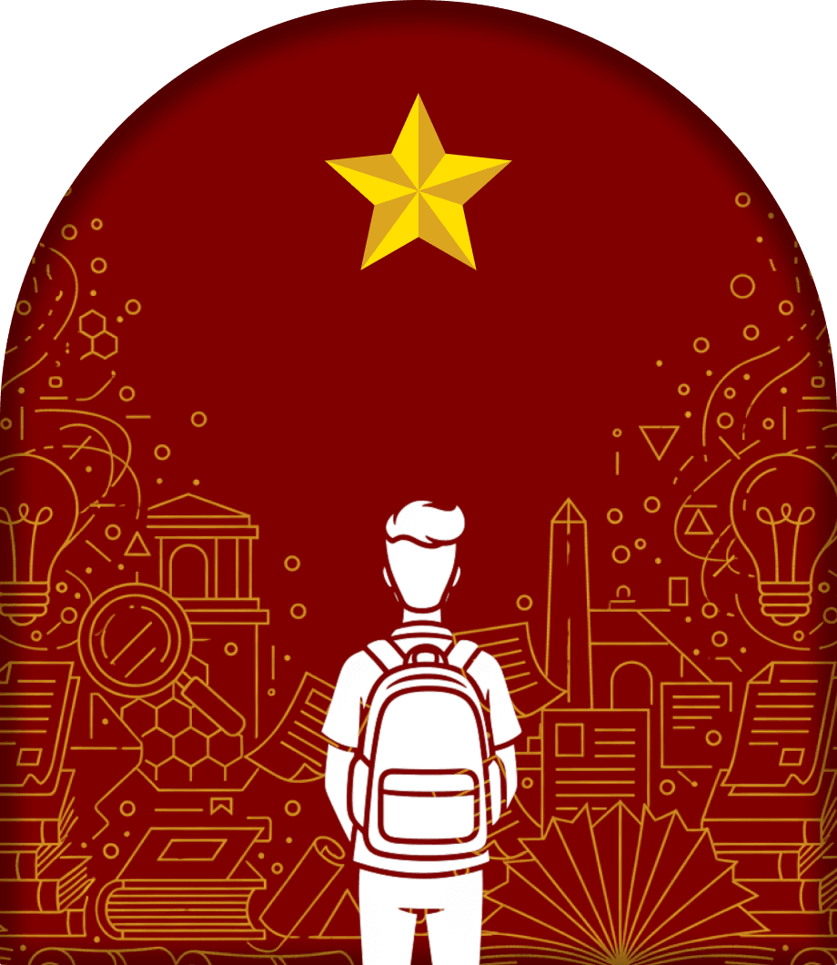 Student illustration for sign up